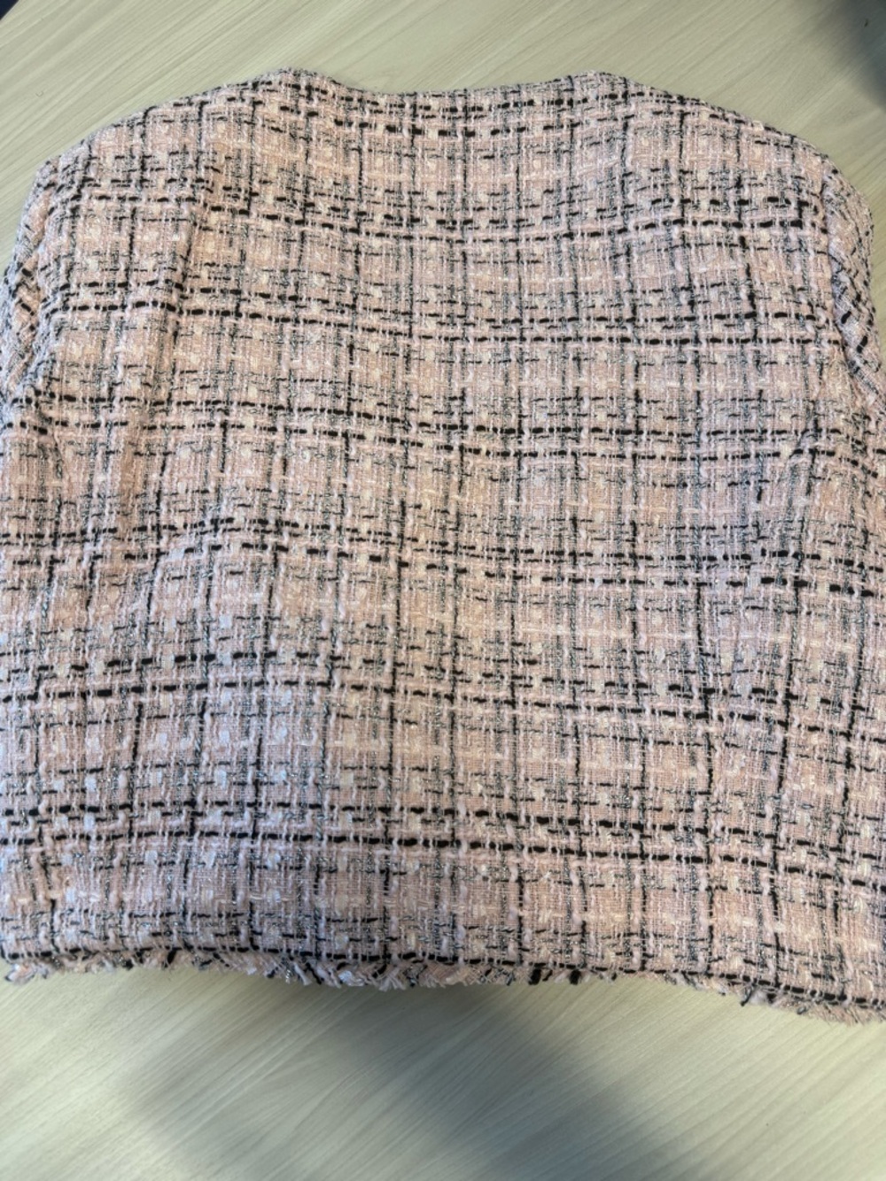 Coldwater Creek Pink Tweed Jacket with Jeweled Buttons - Picture 4 of 4